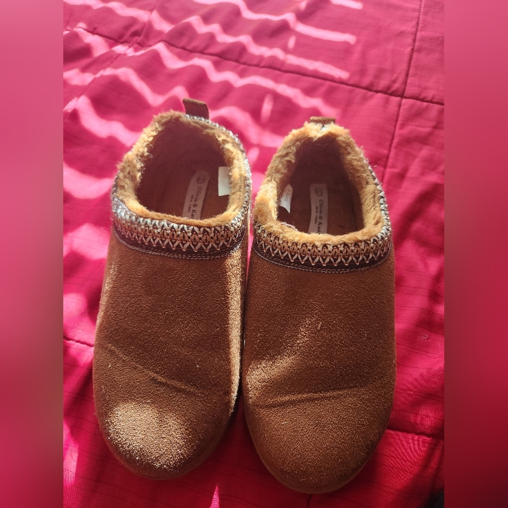 Cozy Brown Kids Shoes